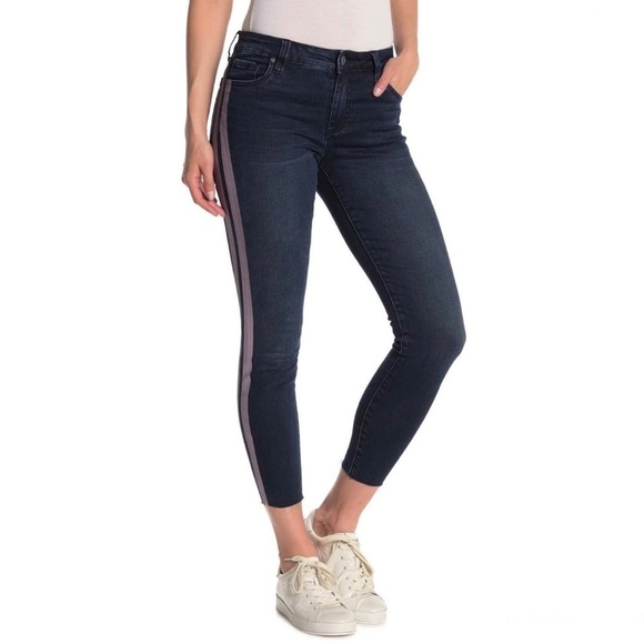 KUT FROM THE KLOTH CIGARETTE STRIPED SKINNY JEANS - Picture 6 of 15